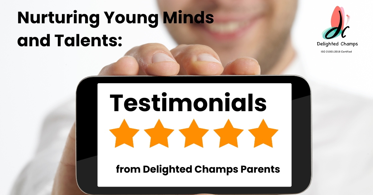 Testimonials from Delighted Champs Parents