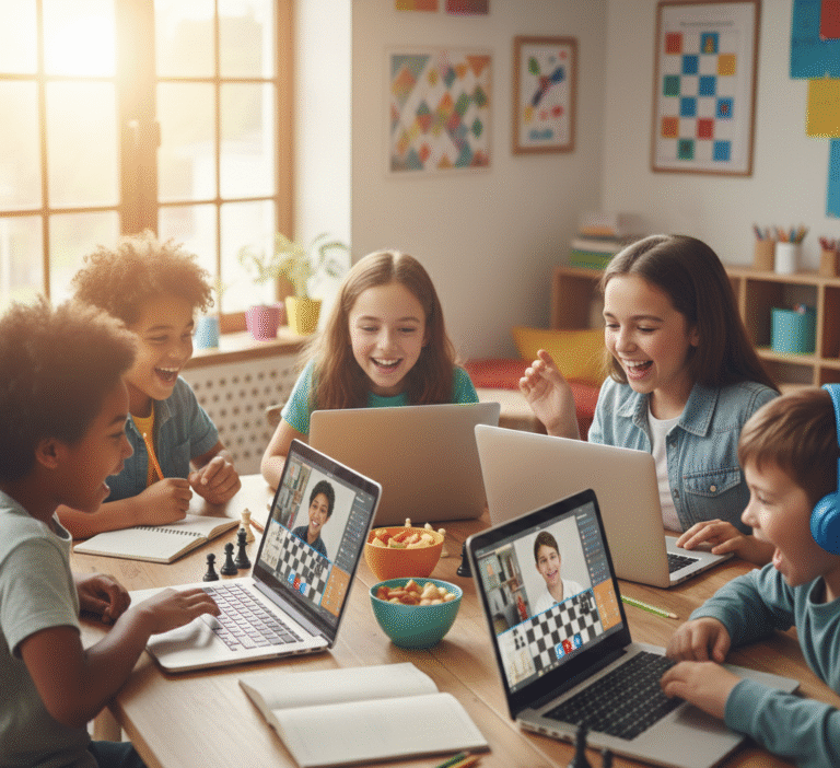 online chess classes for kids by Delighted champs