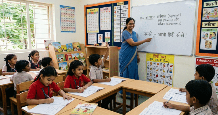 online hindi classes in belapur mumbai by Delighted Champs