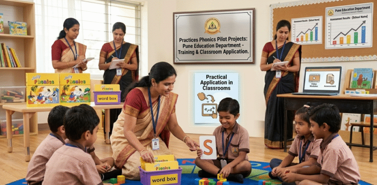 phonics teacher training online Practices Phonics Pilot Projects: Pune Education Department.