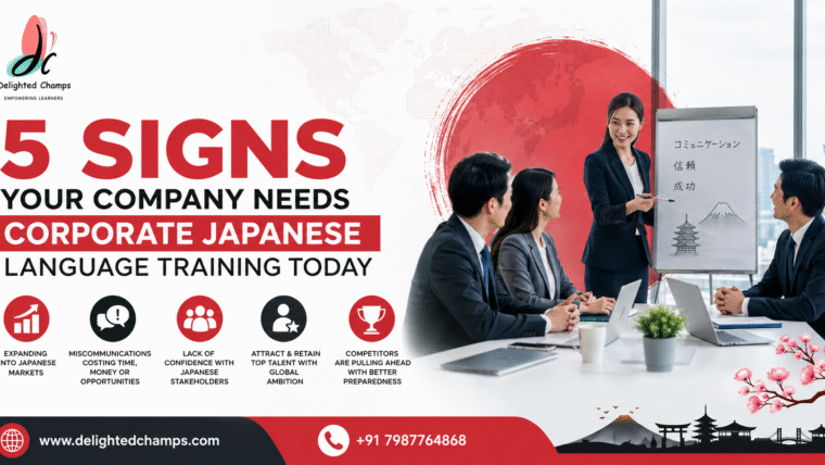 Japanese language training by Delighted champs