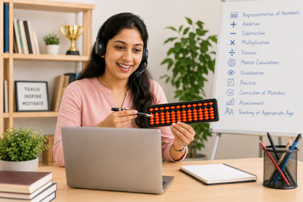 abacus training online by Delighted champs
