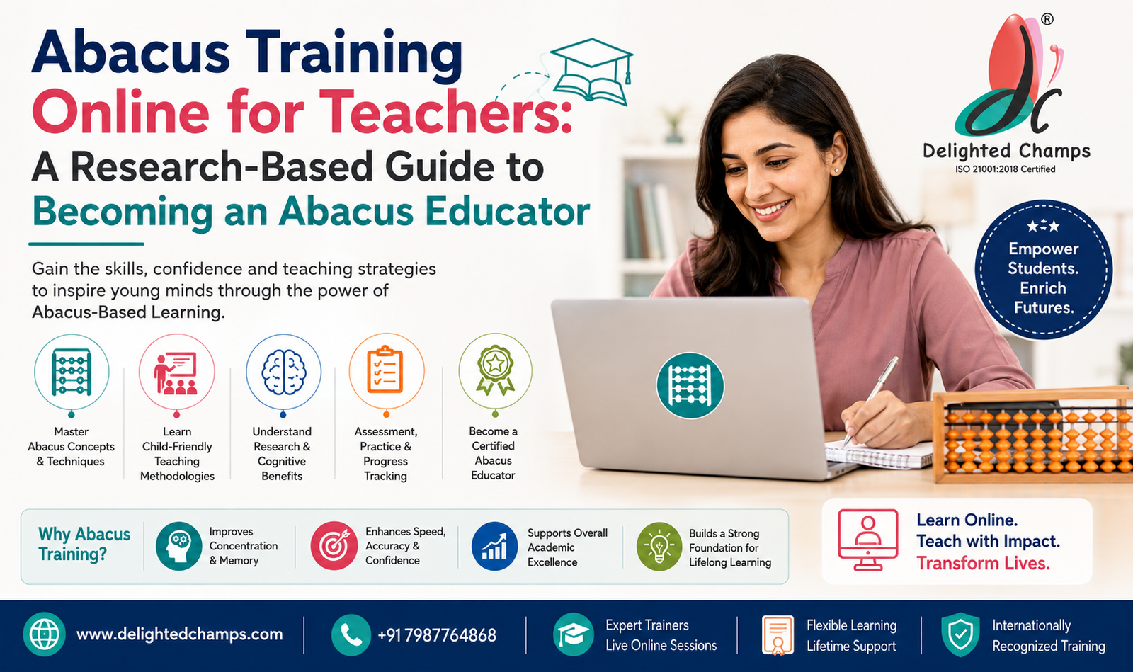 abacus training online by delighted Champs