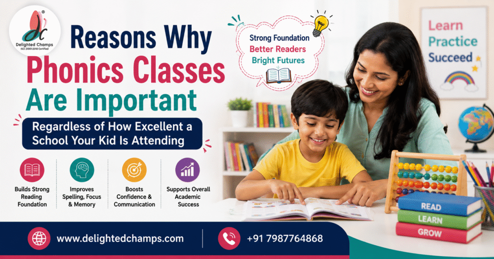 Phonics classes by Delighted Champs