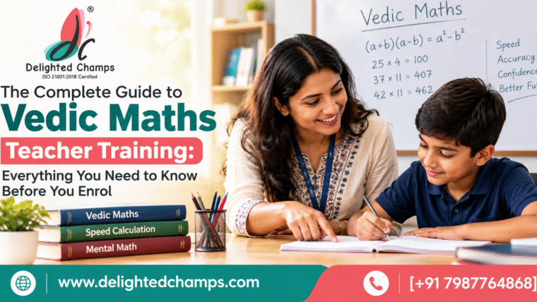 Vedic Maths Teacher Training guide by Delighted Champs