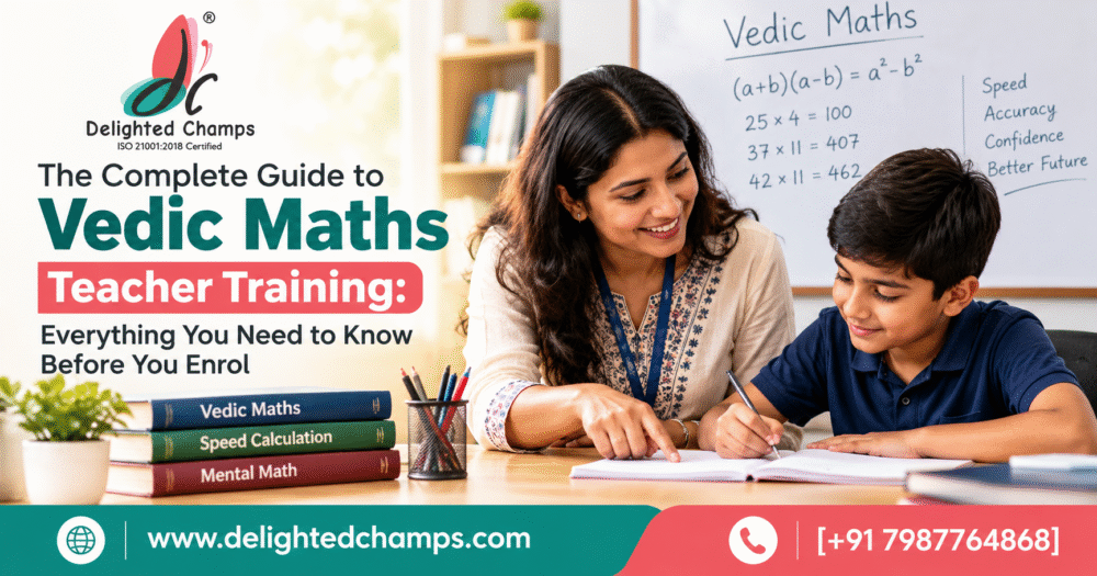 Vedic Maths Teacher Training guide by Delighted Champs
