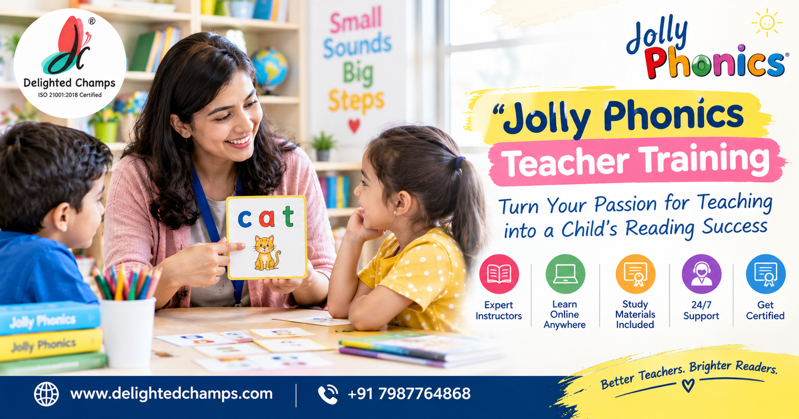 Jolly Phonics Teacher Training by Delighted Champs