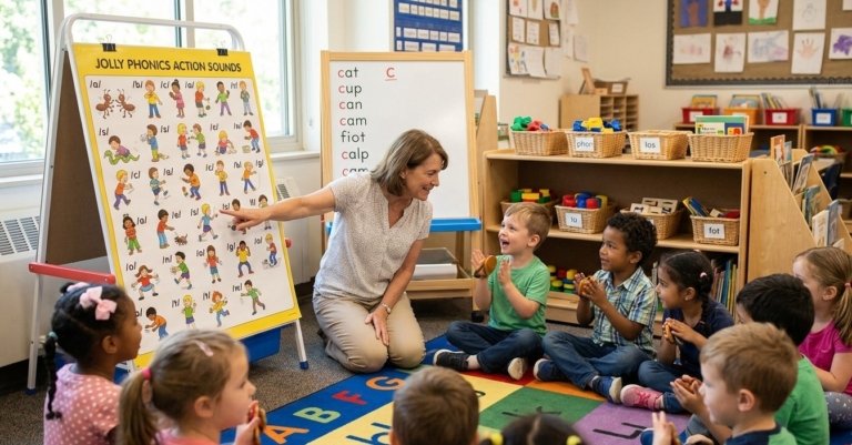 Phonics classes for kids by Delighted Champs